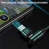 USAMS Braided Rotating Kabelis U60 2A microUSB juodos spalvos 1m SJ478USB01 (US-SJ478)