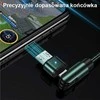 USAMS Braided Rotating Kabelis U60 2A microUSB žalios spalvos 1m SJ478USB02 (US-SJ478)