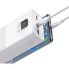 USAMS Powerbank PB68 30000mAh 65WQC3.0+PD Fast Charge + USB-C/USB-C cable 100W baltas ATXLOGTCT