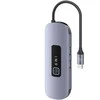 USAMS šakotuvas HUB 6in1 2xUSB 3.0/TF/SD/ USB-C/HDMI PD100W pilkos spalvos SJ642HUB01 (US-SJ642)