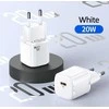 USAMS Laidinis įkroviklis 1xUSB-C T36 mini 20W (only head) PD3.0 Fast Charging baltos spalvos CC124TC02 (US-CC124)