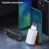 USAMS Laidinis įkroviklis 1xUSB-C+1xUSB T47 65W (only head) PD Fast Charging Super Si baltos spalvos CC153TC02 (US-C