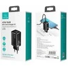 USAMS Tinklo įkroviklis T41 USB-C+USB GaN 47W PD+QC (only head) Fast Charging baltos spalvos CC137TC02 (US-CC137)