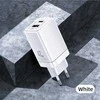 USAMS Tinklo įkroviklis T41 USB-C+USB GaN 47W PD+QC (only head) Fast Charging baltos spalvos CC137TC02 (US-CC137)