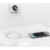USAMS U90 kabelis 2.4A USB-A į Lightning baltos spalvos