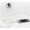 USAMS U90 kabelis 2.4A USB-A į Lightning baltas