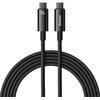 Baseus USB-C USB-C kabelis Tungsten Gold 240W 3m