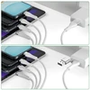 Grąžtas USB-C/USB-A laidas 4smarts 4in1 1,2 m baltas