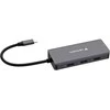 USB Hub Verbatim USB-C/HDMI/3xUSB-A 3.2/RJ45 aliuminio korpusas 32157