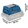USB įkrovimo stotelė BOSCH GAA 18V-48