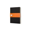 Užrašų knygutė Moleskine Cahier 19x25cm, linijomis, minkštu viršeliu, juodos spalvos, 3 vnt