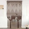 Užuolaida, taupe spalvos, 140x240cm, medvilnė, makrame stiliaus