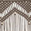Užuolaida, taupe spalvos, 140x240cm, medvilnė, makrame stilius