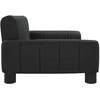 Vaikiška sofa, juodos spalvos, 70x45x30cm, dirbtinė oda