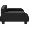 Vaikiška sofa, juodos spalvos, 70x45x30cm, dirbtinė oda
