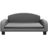 Vaikiška sofa, pilkos spalvos, 70x45x30cm, dirbtinė oda