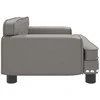 Vaikiška sofa, pilkos spalvos, 70x45x30cm, dirbtinė oda