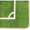 Vaikiškas kilimas, žalias, 160x230cm, futbolo aikštelė