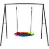 Vaikiškos sodo sūpynės „lizdas“ 100 cm plieno rėmas, ECOTOYS
