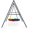 Vaikiškos sodo sūpynės „lizdas“ 100 cm plieno rėmas, ECOTOYS