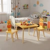 Ecotoys Vaikų baldų komplektas: stalas ir 2 kėdės su žirafos motyvu