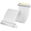 TRYX STRING PCIe 5.0 x16 Riser Kabelis, 200mm – baltas
