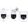 Vaizdo stebėjimo kamerų komplektas PNI House IP575 5MP WiFi su IP + PNI 128GB MicroSD atminties kortele su SD adapteriu