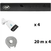 Vaizdo stebėjimo rinkinys NVR POE PNI House IP710J, 4 kameros PNI IP515J, 5MP ir pridedami kabeliai