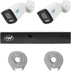 Vaizdo stebėjimo rinkinys NVR POE PNI House IP710J, 2 kameros PNI IP515J, 5MP ir pridedami kabeliai