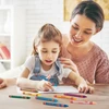 Vaškinės kreidelė DELI Colorun 24 spalvų