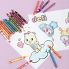 Vaškinės kreidelės DELI Colorun 12 spalvų