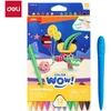Vaškinės kreidelės DELI ColorWow 12 spalvų