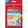 „Faber-Castell“ – „Sukamos vaškinės kreidelės“ dėžutės (24 vnt.) (120004)