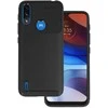 Vennus Carbon Elite dėklas skirtas Motorola E7 Power juodos spalvos