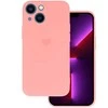 Vennus silikoninis Heart dėklas skirtas Apple iPhone 14 Plus design 1 rožinės spalvos