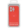 Vennus silikoninis Heart dėklas skirtas Apple iPhone 11 Pro design 1 raudonos spalvos