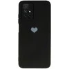 Vennus silikoninis Heart dėklas skirtas Xiaomi Redmi 10 design 1 juodos spalvos
