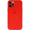 Vennus silikoninis Heart dėklas skirtas Apple iPhone 11 Pro design 1 raudonos spalvos