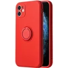Dėklas Vennus Silicone Ring skirtas Apple iPhone 14 Pro raudonos spalvos