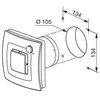 S &amp; P Ventiliatorius SOLER&amp;PALAU SILENT DUAL 100 su judesio ir drėgmės jutikliu, 5210640600