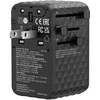 Verbatim Adapteris kelioninis EU/UK/US GaN 2xUSB-A/3xUSB-C PD 170W juodos spalvos 30190