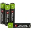 Verbatim Baterija NiMH AAA 950mAh Premium HR03 4vnt juodos spalvos 49514