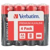 Verbatim Alkaline Baterija AA LR6 4vnt 49501