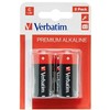 Verbatim Alkaline Baterija C LR14 2vnt juodos spalvos 49922