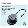Verbatim – Share My Screen USB-C belaidis Ekrano adapteris 4K su koncentratoriumi