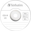 CD-R Verbatim DL 700MB (80min) 52x Extra Protection slim box