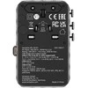 Verbatim kelioninis įkroviklis EU/UK/US GaN 2xUSB-C/2xUSB-A/1xUSB-C PD 100W juodos spalvos 30191