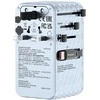 Verbatim kelioninis įkroviklis EU/UK/US GaN 1xUSB-C/1xUSB-A/2xUSB-C PD 70W mėlynos spalvos 30187