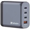 Verbatim - GNC-140 GaN įkroviklis, 4 prievadų, 140 W, USB-A/USB-C