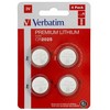 Lithium CR2025 3V batteries PREMIUM 4pcs/pack Verbatim